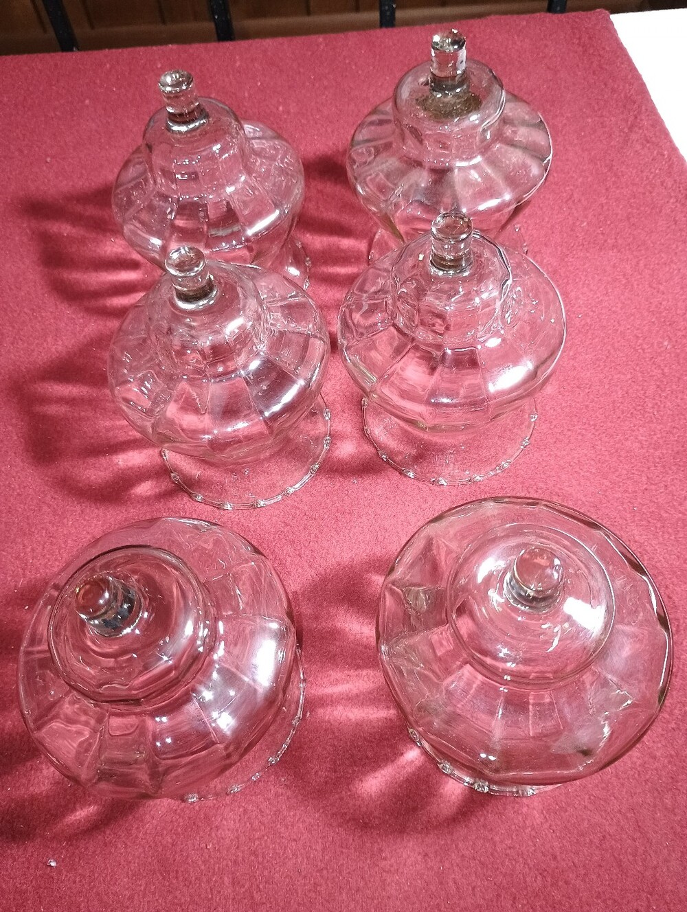 Set of 6 Vintage Homco Country Shade Candle Holder, Pegs, Votive Globe 5 inches - Picture 7 of 8
